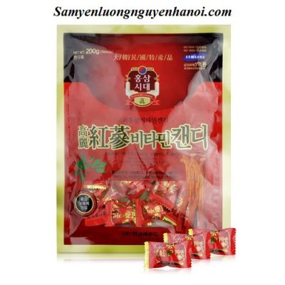 Kẹo Hồng sâm Hàn Quốc túi 200g