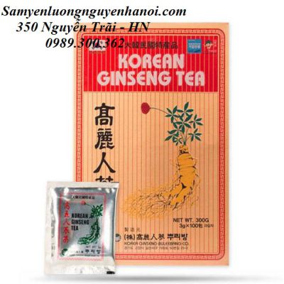 Trà Hồng sâm Hàn Quốc Hộp giấy100 gói